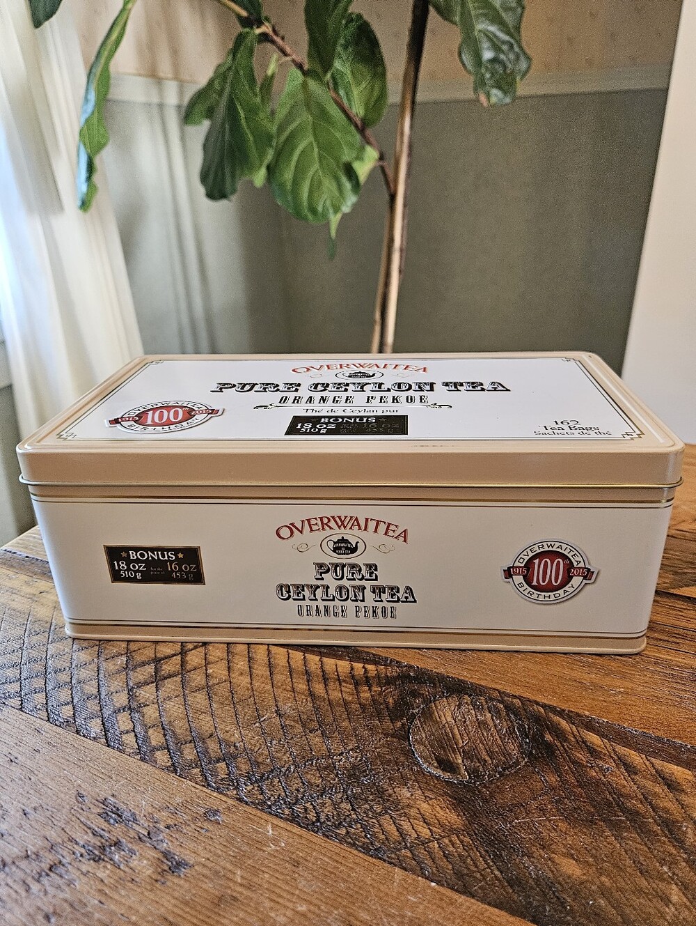 Vintage Overwaitea Orange Pekoe Tin